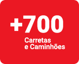 Mais de 600 carretas e 100 caminhões com média de 5 anos de idade.